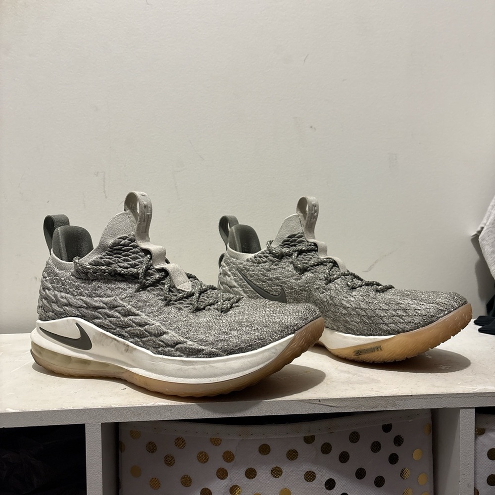 Nike Gray and White Athletic Shoes